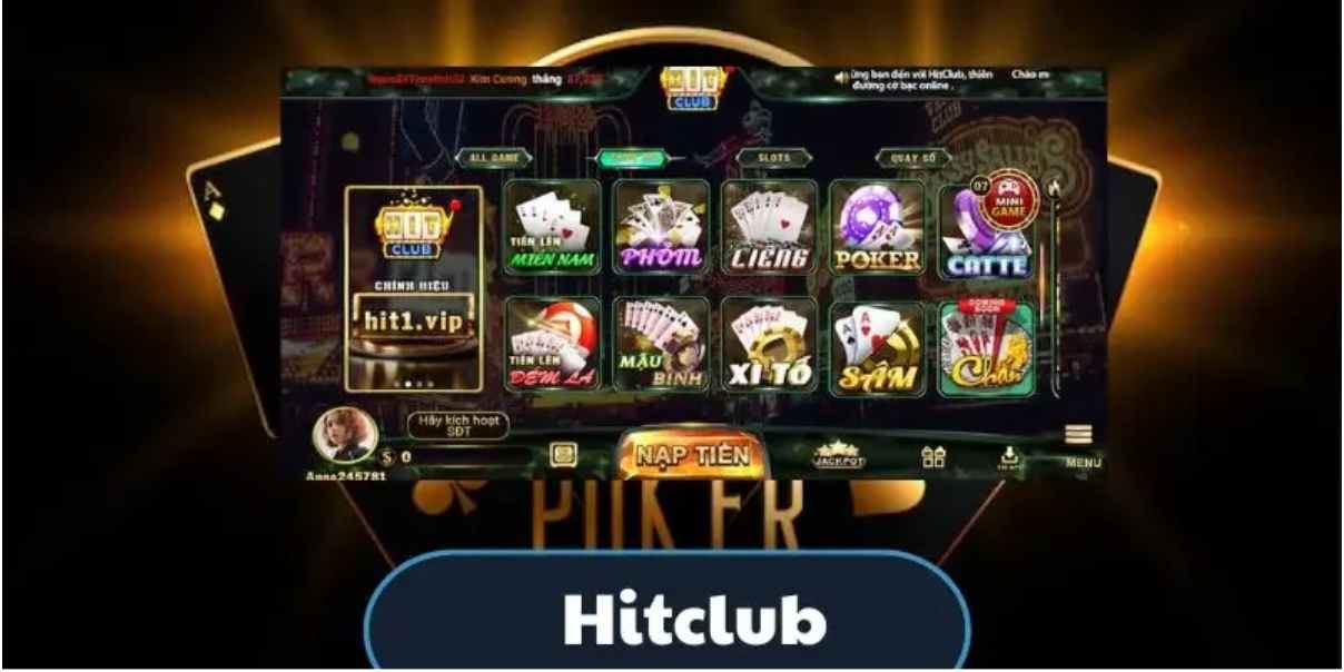 Hitclub homepage